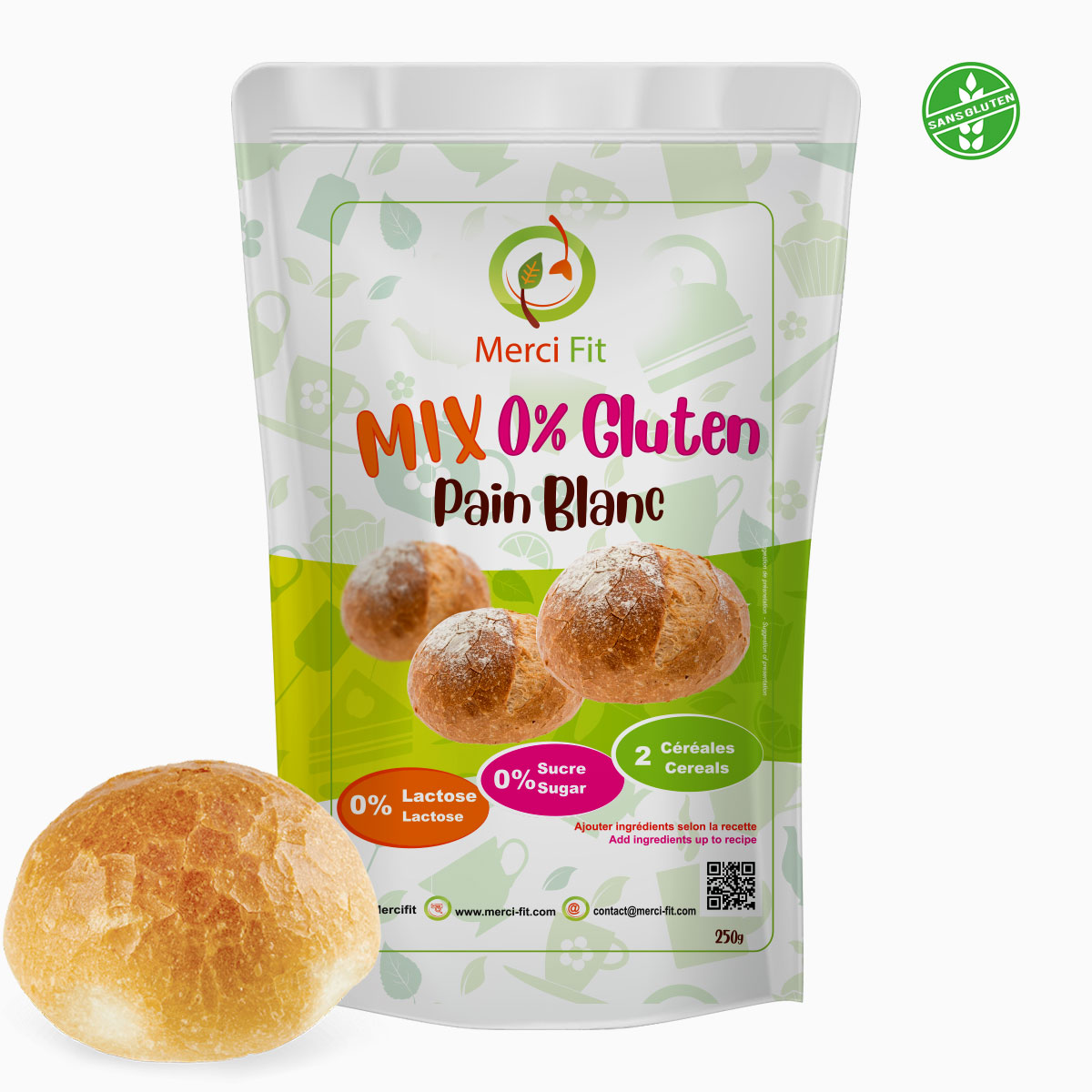 Levure pâtissière Sans Gluten 40g Merci Fit